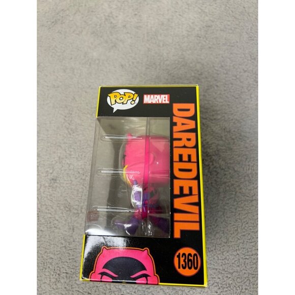 the Funko Pop! Marvel Daredevil #1360 Blacklight vinyl bobblehead figure - Picture 2 of 4